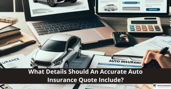 What Details Should An Accurate Auto Insurance Quote Include? - Service ...