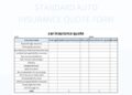 Standard Auto Insurance Quote Form Excel Template And Google Sheets ...